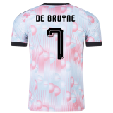 2026/27 Belgium Away Fans Soccer Jersey (Have Right Patch 有右臂章 黑底白字）