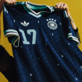 2026/27 Germany 1:1 Quality Away Fans Soccer Jersey (Have Right Patch 有右臂章 白底金字）