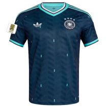 2026/27 Germany 1:1 Quality Away Fans Soccer Jersey (Have Right Patch 有右臂章 白底金字）