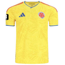 2026/27 Colombia 1:1 Quality Home Yellow Fans Soccer Jersey (Have Right Patch 有右臂章 黑底白字）