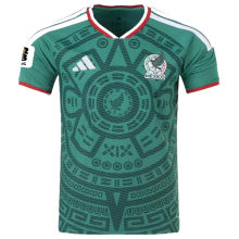 2026/27 Mexico 1:1 Quality Home Green Fans Soccer Jersey (Have Right Patch 有右臂章 白底黑字）