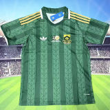 2026/27 South Africa Away Green Fans Soccer Jersey (Have Right Patch 有右臂章 白底黑字）