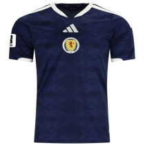2026/27 Scotland  1:1 Quality Home Fans Soccer Jersey  (Have Right Patch 有右臂章 白底黑字）