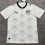 2026/27 Egypt Away White Fans Soccer Jersey (Have Right Patch 有右臂章 黑底白字）