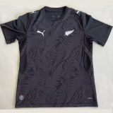 2026/27 New Zealand Away Black Fans Soccer Jersey  (Have Right Patch 有右臂章 白底黑字）