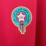 2026/27 Morocco Home Red Fans Soccer Jersey (Have Right Patch 有右臂章 白底黑字）