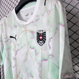 2026/27 Austria Third Fans Soccer Jersey (Have Right Patch 有右臂章 黑底白字）