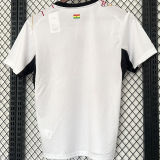 2026/27 Ghana Home White Fans Soccer Jersey (Have Right Patch 有右臂章 黑底白字）