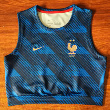 2026/27 France Home Blue Women Yoga Vest Jersey 女