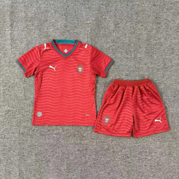 2026/27 Portugal Home Red Kids Soccer Jersey