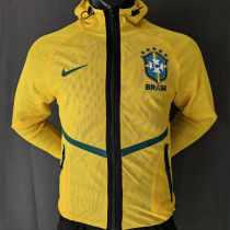 2026/27 Brazil Double Layered Windbreaker  (Size is Slightly Small ,Please Purchase a Large Size)