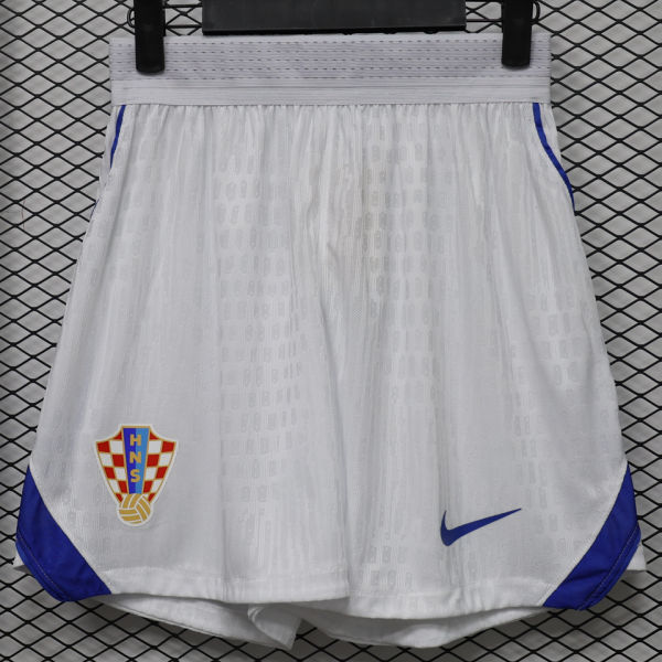 2026/27 Croatia Home Player Version Shorts Pants 球员版