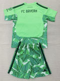 26-27 Bayern Green Goalkeeper Kids Soccer Jersey