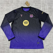 26-27 BAR Black Purple Long Sleeve Soccer Jersey (长袖)