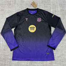 26-27 BAR Black Purple Long Sleeve Soccer Jersey (长袖)