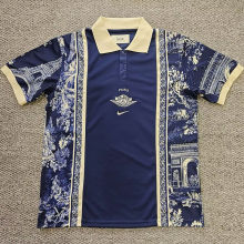 26-27 PSG Blue Black Casual Edition Polo Short Sleeve