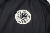 26-27 Germany Black Half Pull Tracksuit #B26058(半拉链)