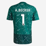 26-27 LIV Green Goalkeeper Player Version Soccer Jersey