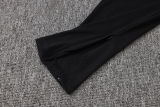 26-27 Netherlands Black Half Pull Tracksuit #B26043(半拉链)