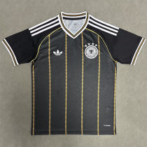 26-27 Germany Black Gold Fans Soccer Jersey