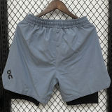 D632 ON Light blue Casual Short Pants