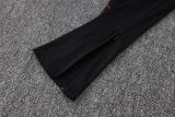 26-27 Brazil Jordan Black Kids Half Pull Tracksuit #E26046(童装)(半拉链)