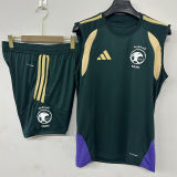 26-27 Saudi Arabia Green Tank top and shorts suit (背心短裤)