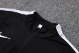 26-27 PSG Black Kids Half Pull Tracksuit #E26045(童装)(半拉链)