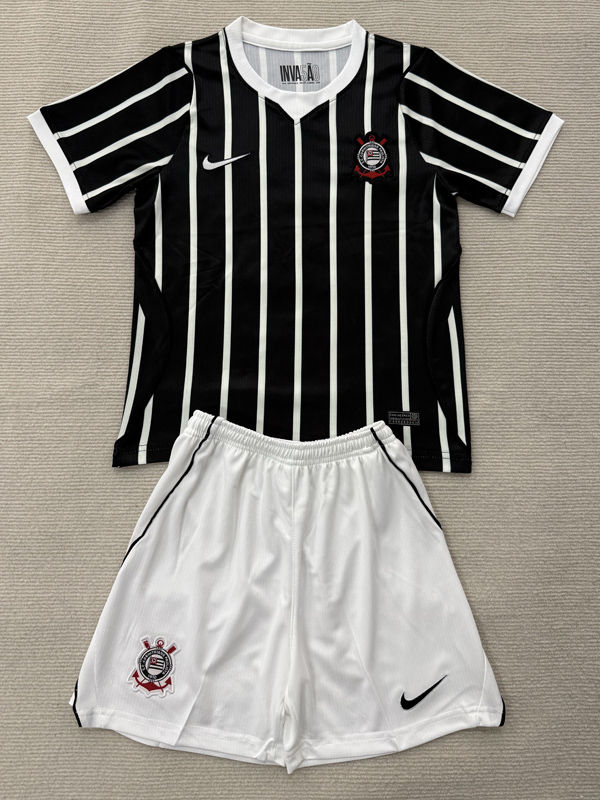 26-27 Corinthians Away Kids Soccer Jersey