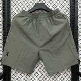 D629 ON Gray Green Casual Short Pants