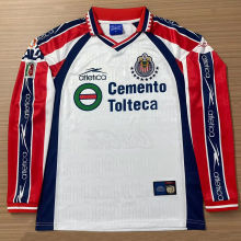 1999-2000 Chivas Guadalajara Away Long Sleeve Retro Soccer Jersey (长袖)
