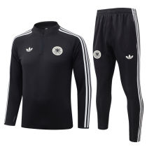26-27 Germany Black Half Pull Tracksuit #B26058(半拉链)