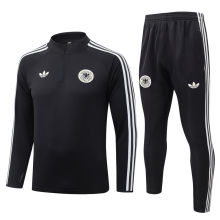 26-27 Germany Black Half Pull Tracksuit #B26058(半拉链)
