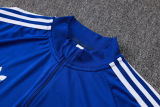 26-27 Argentina Fancy blue Kids Half Pull Tracksuit #E26053(童装)(半拉链)