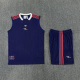 25-26 ARS Royal blue Tank top and shorts suit
