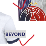 26-27 PSG White Red Fans Soccer Jersey