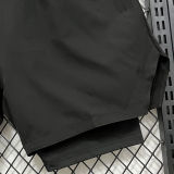 D632 ON Black Casual Short Pants