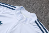 26-27 Italy Light blue Half Pull Tracksuit #B26060(半拉链)