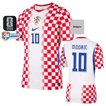 26-27 Croatia Home World Cup Legacy Modric #10 Fans Soccer Jersey