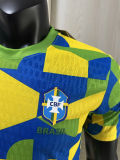 26-27 Brazil Green Yellow Player Version Training shirts
