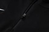 26-27 PSG Black Kids Half Pull Tracksuit #E26045(童装)(半拉链)