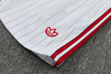 25-26 Man Utd White red Tank top and shorts suit