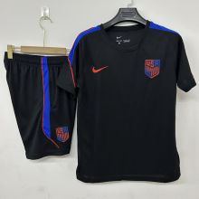 26-27 USA Black Training Short Suit