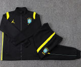 26-27 Brazil Jordan Black Kids Jacket Tracksuit #E26042(童装)
