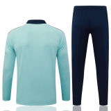 26-27 Germany Light green Kids Half Pull Tracksuit #E26060(童装)(半拉链)