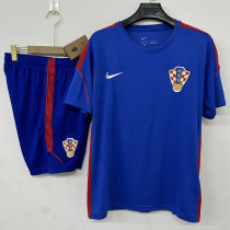 26-27 Croatia Blue Training Short Suit