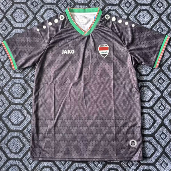 26-27 IRAQ Black Fans Soccer Jersey