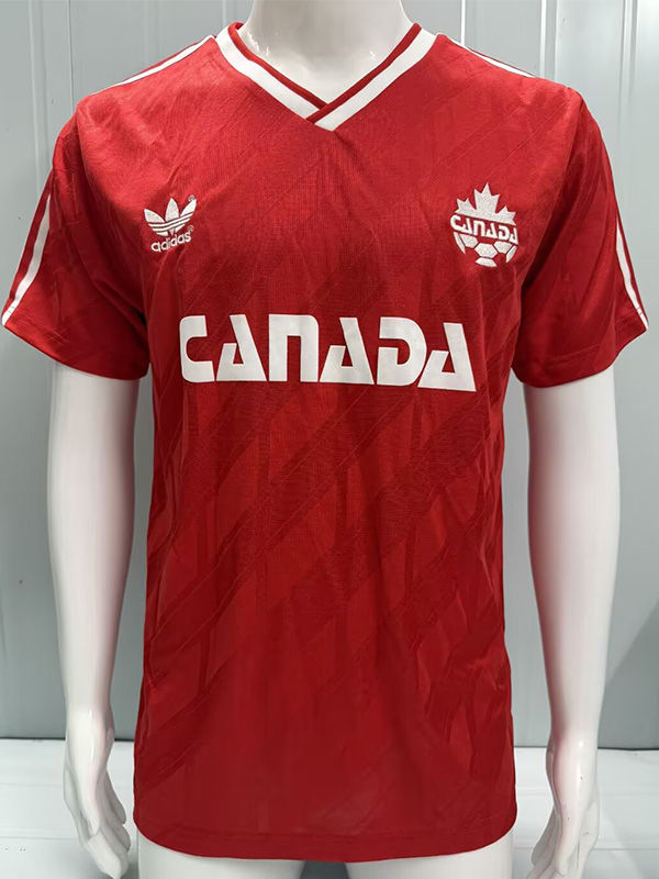 1986 Canada Home Retro Soccer Jersey