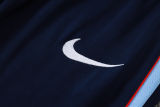 26-27 England Light blue Half Pull Tracksuit #B26052(半拉链)