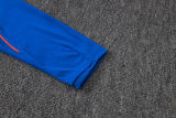 26-27 France Fancy blue Half Pull Tracksuit #B26042(半拉链)
